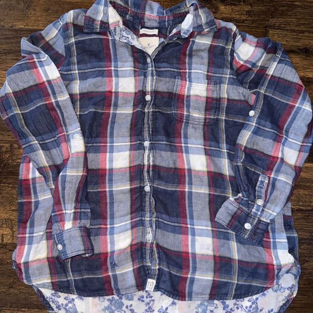 American-eagle Women's button up flannel